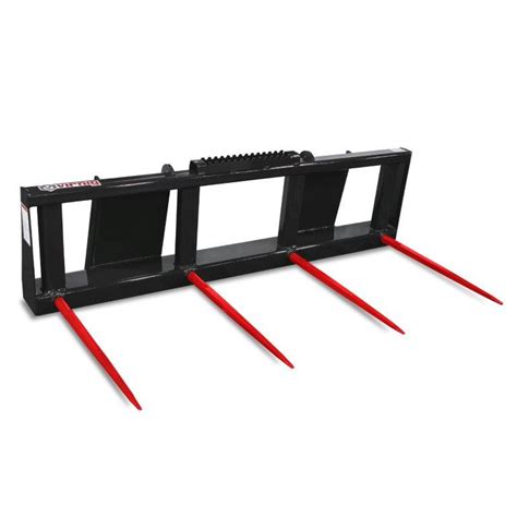 skid steer big square bale spear|replacement bail spear.